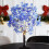 Blossom Decorative Tree Lamp USB/Battery Powered Desktop Tree LED Atmosphere Lamp Light for Bedroom Bedside B 3