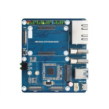 CM4-DUAL-ETH-4G/5G-BASE Placa Base Gigabit Ethernet Dual 5G 4G para Raspberry Pi Compute Module 4 para Enrutador Industrial