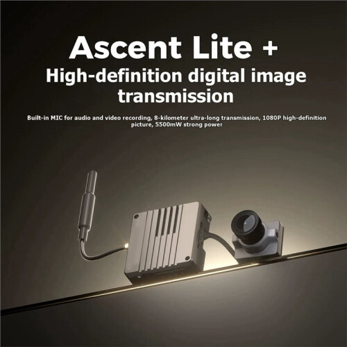 Ascent Lite+ 8KM HD Digital VTX System 35ms Low Latency FPV Video Transmission for Long Range Drones 2