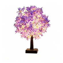 Blossom Decorative Tree Lamp USB/Battery Powered Desktop Tree LED Atmosphere Lamp Light for Bedroom Decor B