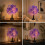 Blossom Decorative Tree Lamp USB/Battery Powered Desktop Tree LED Atmosphere Lamp Light for Bedroom Decor A 6