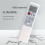 Replace PAR-FL32MA Remote Control for  Air Conditioner W001CP R61Y23304 PAR-FL32MA-E PAR-SL93B-E PAR-SL97A-E 5