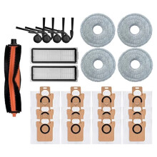 Voor H50 Robotstofzuiger: Vervangende Accessoires, Hoofdborstel, Zijborstel, HEPA-Filter, Dweildoekjes, Stofzak en Reserveonderdelen