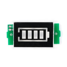 5 Unidades de Módulo Indicador de Capacidad de Batería 1S 2S 3S 4S 5S 6S 7S 8S, Módulo Indicador de Carga de Batería de Litio de 3-34 V, LED Azul