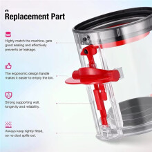 Pour V10 Animal Total / SV12 Clean Absolute : Bac à Poussière et Filtre HEPA Améliorés. Ne Convient Pas au V12.