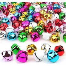 Jingle Bells for Crafts,0.78 Inch Large Multicolored Jingle Bells , 8 Colors Decorative Bells for DIY Christmas Festival