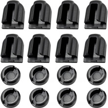 8 Sets Heavy Duty Woodworking Clamp Spare Parts Swivel Jaw Protectors for F Parallel Clamps for Jorgensen Bar Clamp