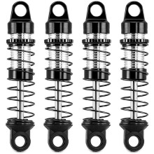 Aluminum Alloy Adjustable Shock Set 26mm for AXIAL 1/30 SCX30 for for K10 Rock Crawler Upgrades (Black)