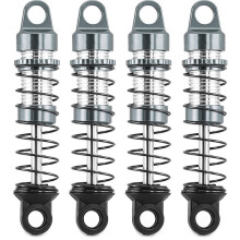 Aluminum Alloy Adjustable Shock Set 26mm for AXIAL 1/30 SCX30 for for K10 Rock Crawler Upgrades (Titanium)