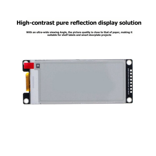 2.9 Inch E-Paper E-Ink Display Module 128x296 SPI Interface Low Power DC2.2-3.7V for DIY Electronic Project 2