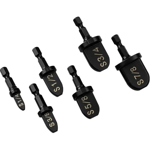 6-Piece Electric Expansion Tool Set Imperial System Hexagonal Handle Air Conditioning Copper Pipe Expander Pliers