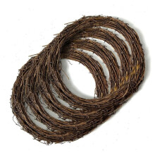4-Pack 12 Inch Natural Grapevine Wreaths, Rattan Vine Wreath for DIY Christmas Crafts, Front Door Wall Hanging