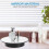 Motorized Display Stand - 7.87" Rotating Platform with Mirror Cover, USB Charging Port, 22 Lbs Load Capacity BLACK 5
