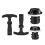 Cooler Drain Plug & Latches Replacement Kit for  Coolers, Cooler Replacement Accessories 1