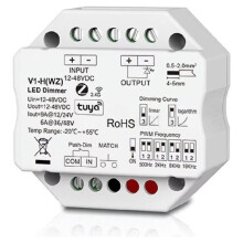 12-48V  96W/192W/144W/192W Single Color V1-H 2.4G RF V1-H(WZ) ZigBee LED Dimmer Stepless Dimming/Push Dim Controller B