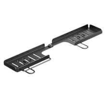 Étagère de Rangement Pliable Sans Perçage pour Robinet, Pivotante à 180 au-Dessus de L'Évier, en Acier au Carbone. Installation Sans Perçage.