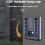 2Pcs Foldable LED 120 Solar Light 120 Foldable Solar Wall Light 3 Modes Motion Sensor for Fence Yard Garden Garage 4
