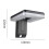 2Pcs Foldable LED 120 Solar Light 120 Foldable Solar Wall Light 3 Modes Motion Sensor for Fence Yard Garden Garage 7
