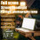 Outdoor Camping Light Super Bright Floodlight, Magnetic Rechargeable LED Work Light for Tent, Workshop & Emergency Use 2