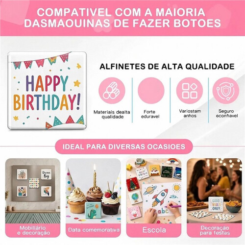 DIY Advertising Machines 100 Refrigerator Magnets 5x5cm Square