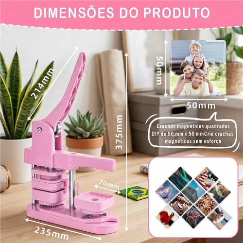 DIY Advertising Machines 100 Refrigerator Magnets 5x5cm Square 2