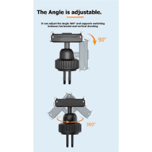 Support Adaptateur Magnétique à Dégagement Rapide pour Trépied de Caméra pour Action6/ pour Osmo360/ - Accessoire de Base à Dégagement Rapide