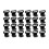 25 Pcs Flat Web Hook for 1 Inch Straps, Secure Hold Rooftop Cargo Tie Down Hooks for Car Roof Bag, Trailer Fixing 1