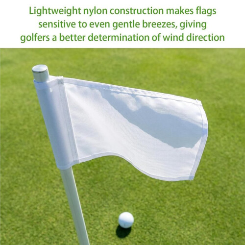 6 Pcs  Target Flag Waterproof Putting Flags for Yard Indoor Outdoor Backyard Garden 1