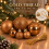60 Caramel Brown Baubles Shatterproof Christmas Tree Hanging Decor 2