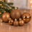 30 Caramel Brown Baubles Shatterproof Christmas Tree Hanging Decor 4