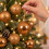 30 Caramel Brown Baubles Shatterproof Christmas Tree Hanging Decor 6