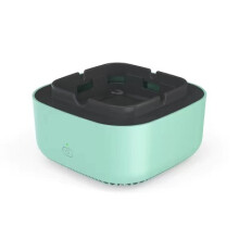 (Green) Portable car air purification ashtray