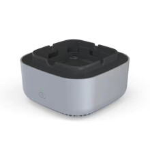 (Grey) Portable car air purification ashtray