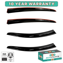 4PCS OF FRONT AND REAR WIND DEFLECTORS FOR FORD FOCUS  HB 5D MK IV / MK4 2018