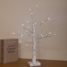 60cm Light Up Christmas Tree with 24 White LEDs