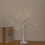 Premier 60cm Light Up Christmas Tree Birch Tree with 24 Warm White LEDs & Timer 1