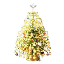 Christmas Tree Toppe Beaded Christmas Ornament Kits 03 Yellow