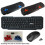 Black 2.4ghz Wireless Gaming Keyboard and Mouse Set Combo for PC Laptop UK 2