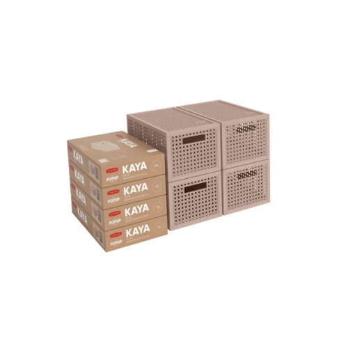 Curver Set 4 Kaya Small 6L - Powder Pink 1