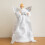45cm Large White Christmas Angel with SIlver Wings Tree Topper 1