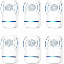 Ultrasonic Pest Repeller Plug in, 6 Pack Indoor Pest Repeller Compatible Insects Roaches Mouse Rodents Mosquitoes_Surprise Gift