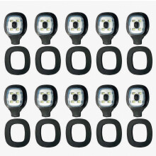 10 gorros con luz LED recargables por USB, ideales para actividades al aire libre como trabajo, camping, pesca, senderismo y correr de noche. Regalo
