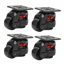 ruedas niveladoras GD?60F de alta resistencia para uso industrial. Ruedas niveladoras. Regalo sorpresa.