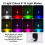 Κιτ 8 χρωμάτων επαναφορτιζόμενης λυχνίας LED USB 4