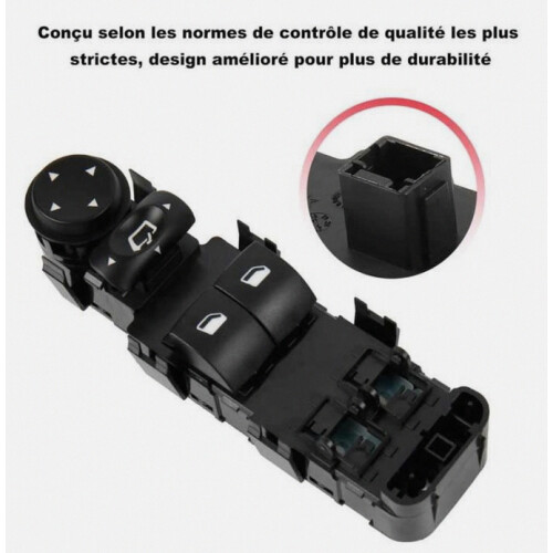 Front Left Drive Electric Window Switch Button Citroen C4 Car Switch Button - OE: 6554.HE_Surprise Gift 1