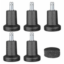 1 juego de ruedas para silla, prácticas y compatibles (negras) - Regalo sorpresa