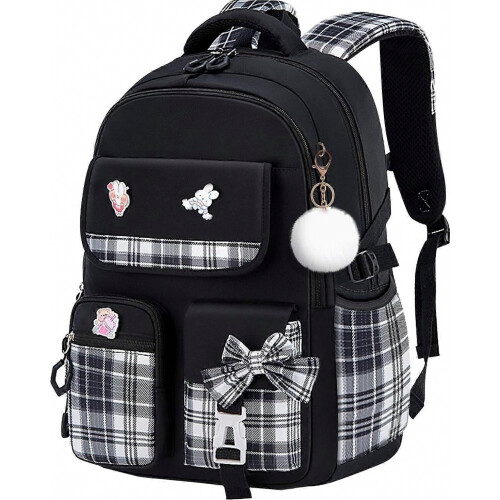 Girls Lightweight School Backpack with Multiple Compartments, Compatible Elementary Students_Surprise Gift