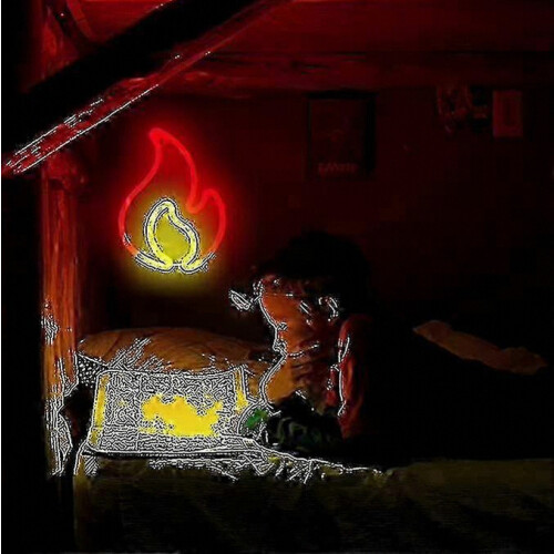 τεμάχιο πινακίδα φλόγας, πινακίδα LED με φλόγα_Δώ 2