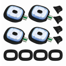 USB oplaadbare LED gebreide muts, 4 stuks, sterke, gemiddelde en zwakke lichtstand - WK_Surprise cadeau