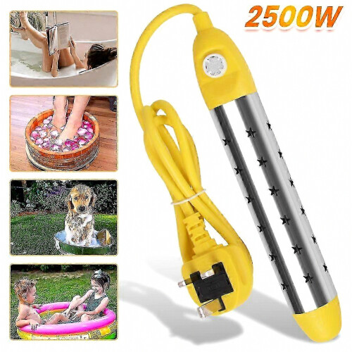 Chauffe-eau électrique à immersion 2500 W, portable, suspendu, chauffe-eau rapide - Cadeau surprise